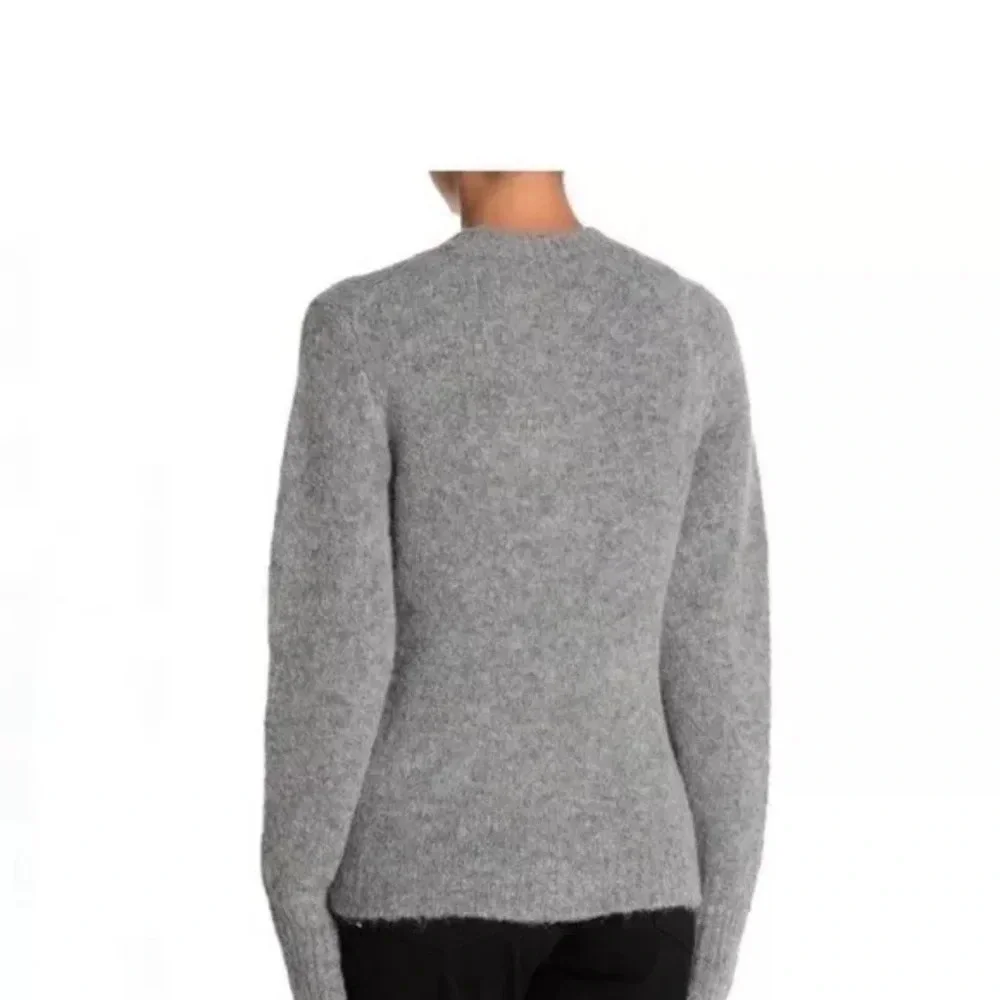 J. Crew Point Sur Alpaca Merino Wool Crewneck Knit Sweater Grey, XS, EUC
